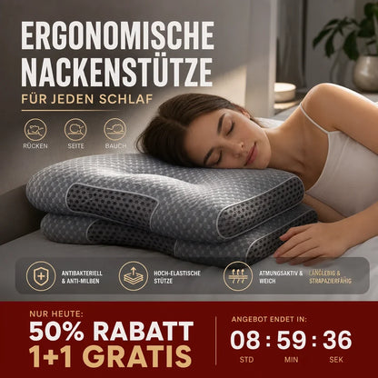 Ergonomisk Nackstödkudde för Sömn - Över 1000 sålda! Begränsat lager
