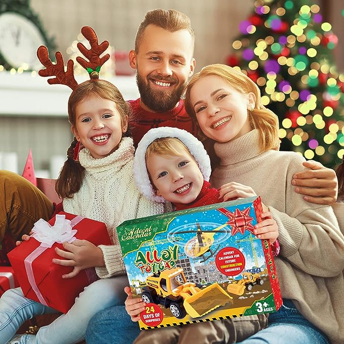 Adventskalender med Byggfordon - Över 4 000 sålda! Begränsat lager