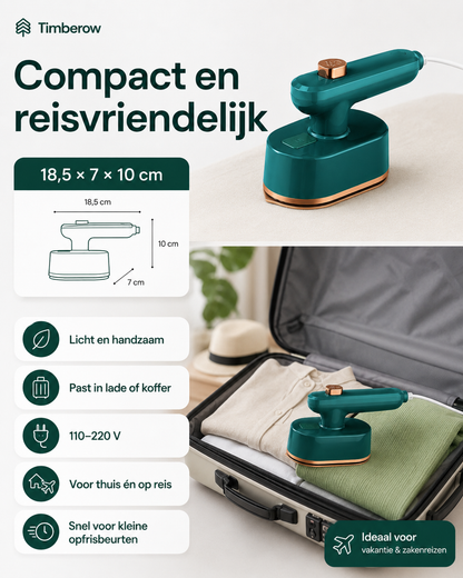 Portabelt Mini-Ångstrykjärn – 50% RABATT
