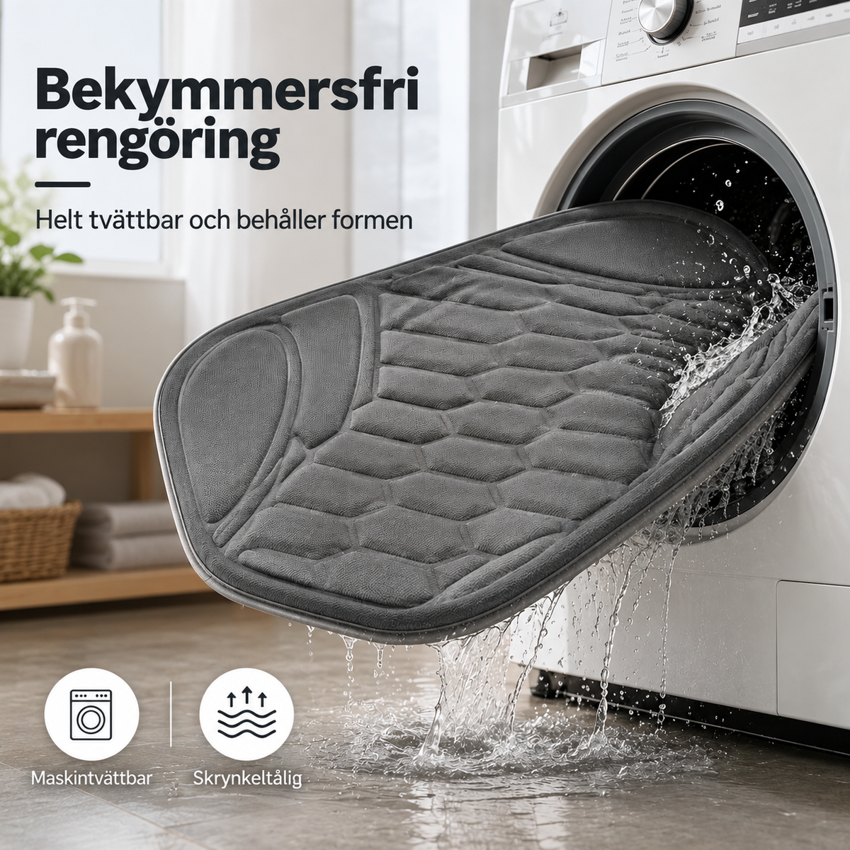 Bekväm Sittdyna för Bilen – 1+1 GRATIS