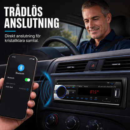 Bluetooth Bilradio med USB - Över 11 000 sålda! Begränsat lager