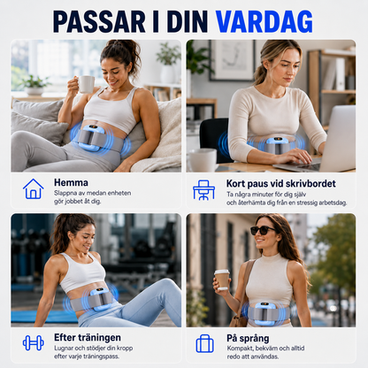 Vibrerande Massagebälte för Hela Kroppen - Över 6 000 sålda! Begränsat lager