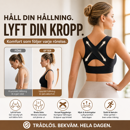 Stödjande BH med X-Band - Över 13 000 sålda! Begränsat lager