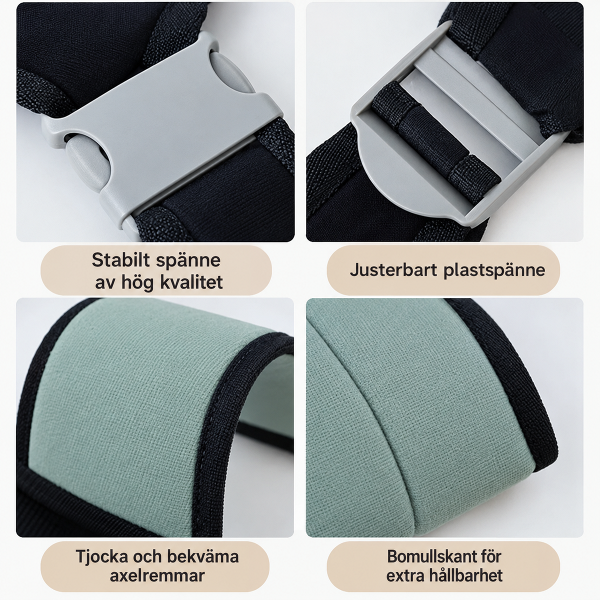 Ergonomisk Babysele 4-i-1 – 1+1 GRATIS