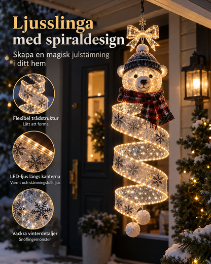 Hängande Spiralbelysning för Jul – 50% RABATT