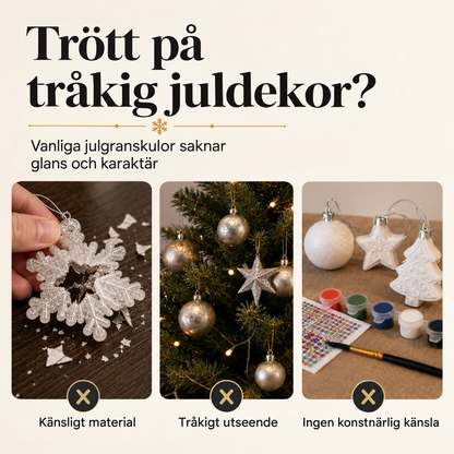 DIY Diamantmålning – Hängande Juldekoration 50% RABATT