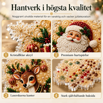 DIY Diamantmålning – Hängande Juldekoration 50% RABATT