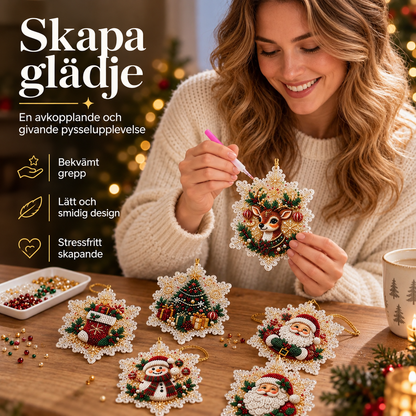 DIY Diamantmålning – Hängande Juldekoration 50% RABATT