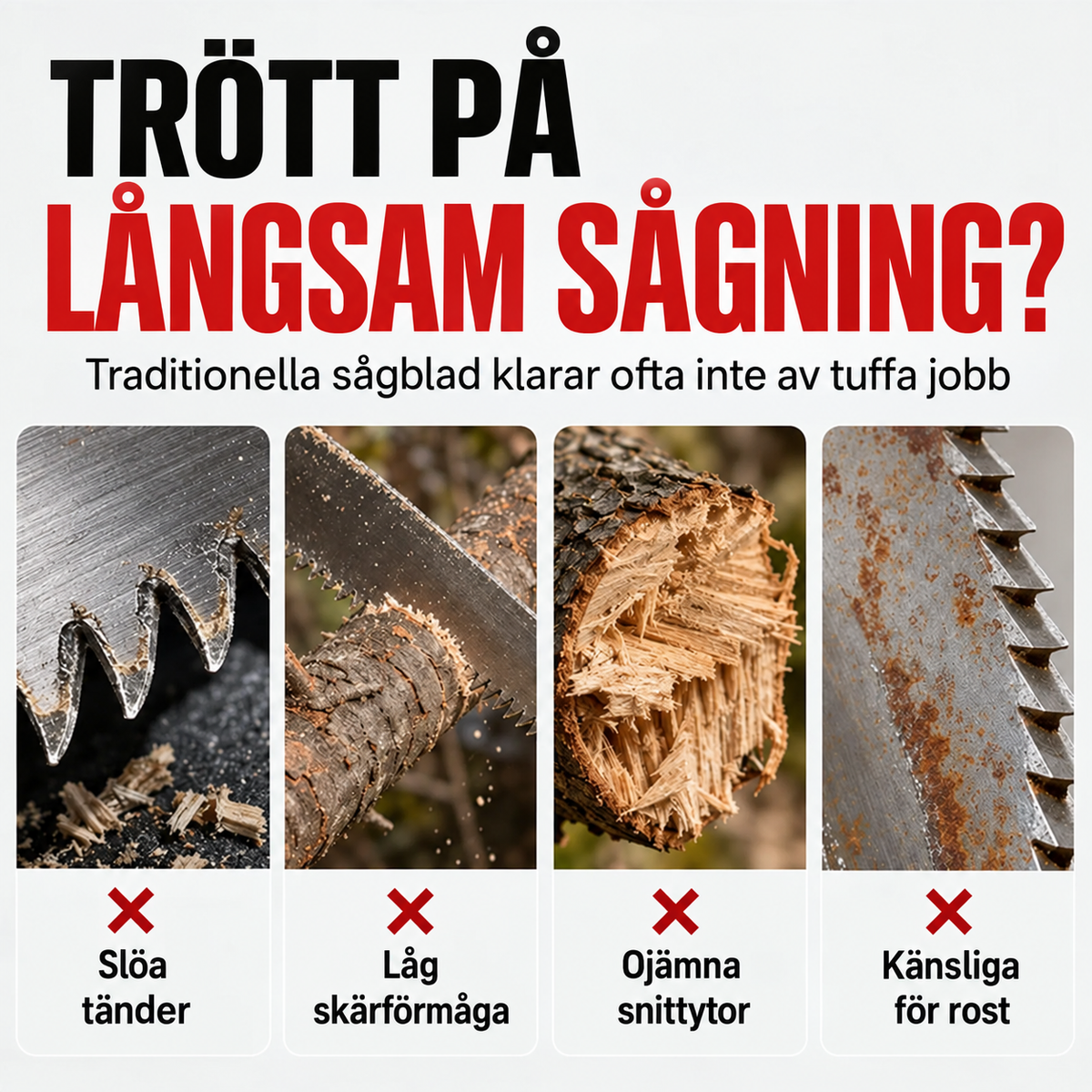 Högpresterande Tigersågblad – 1+1 GRATIS