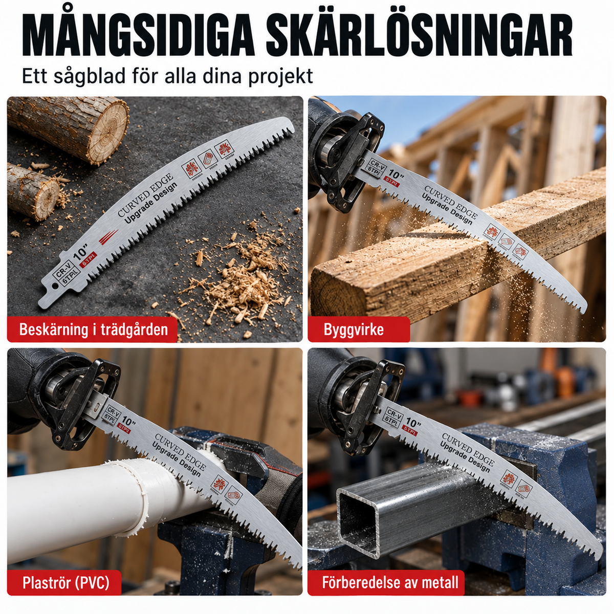 Högpresterande Tigersågblad – 1+1 GRATIS