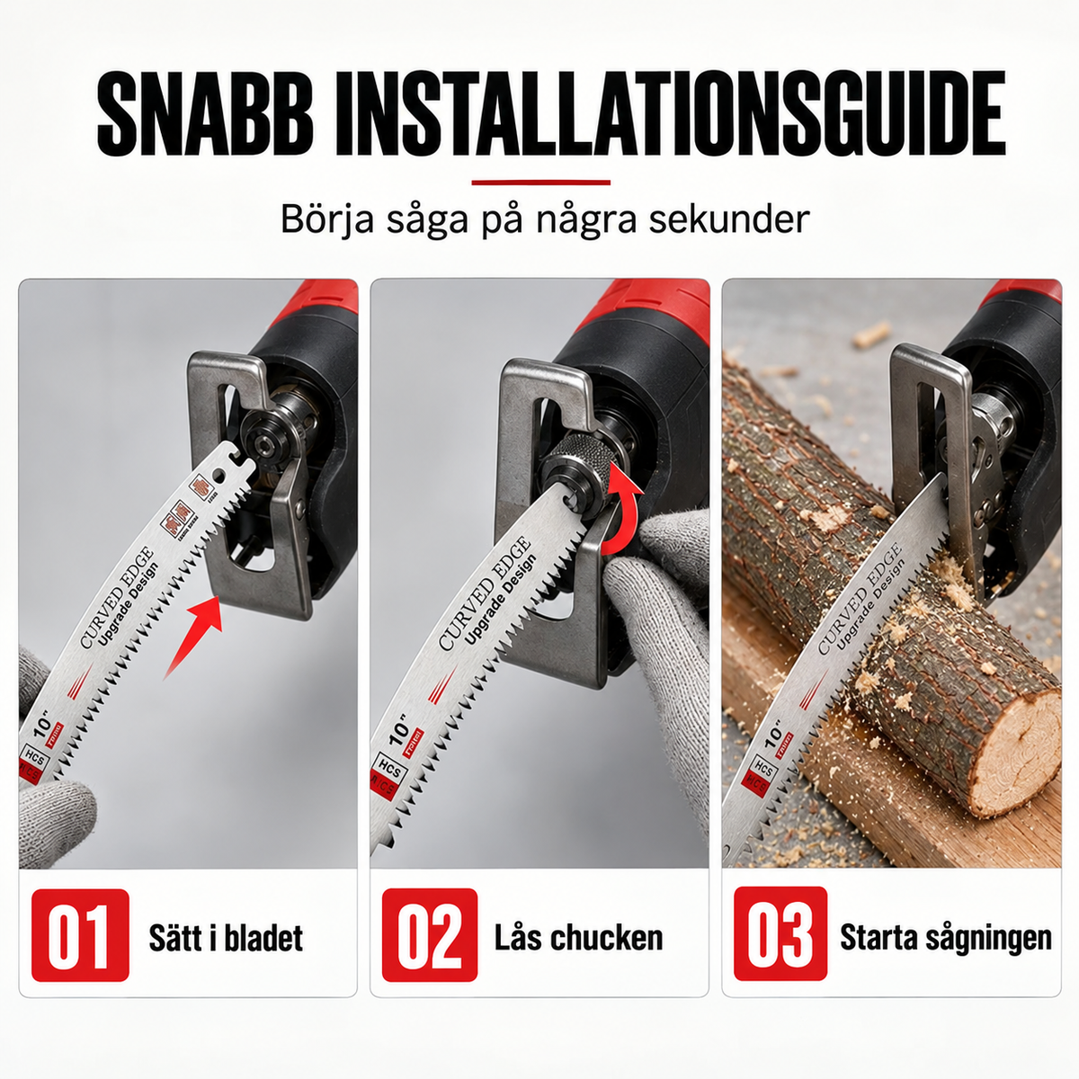 Högpresterande Tigersågblad – 1+1 GRATIS