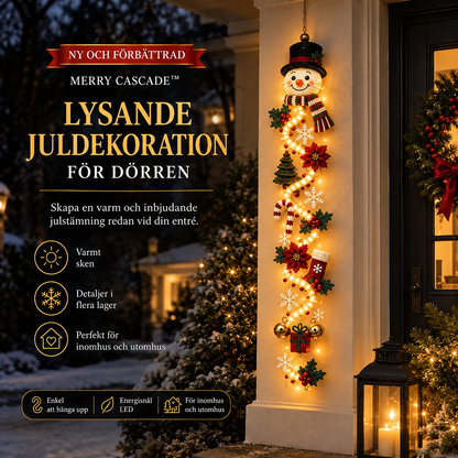 Lysande Juldekoration för Dörren – 1 + 1 GRATIS