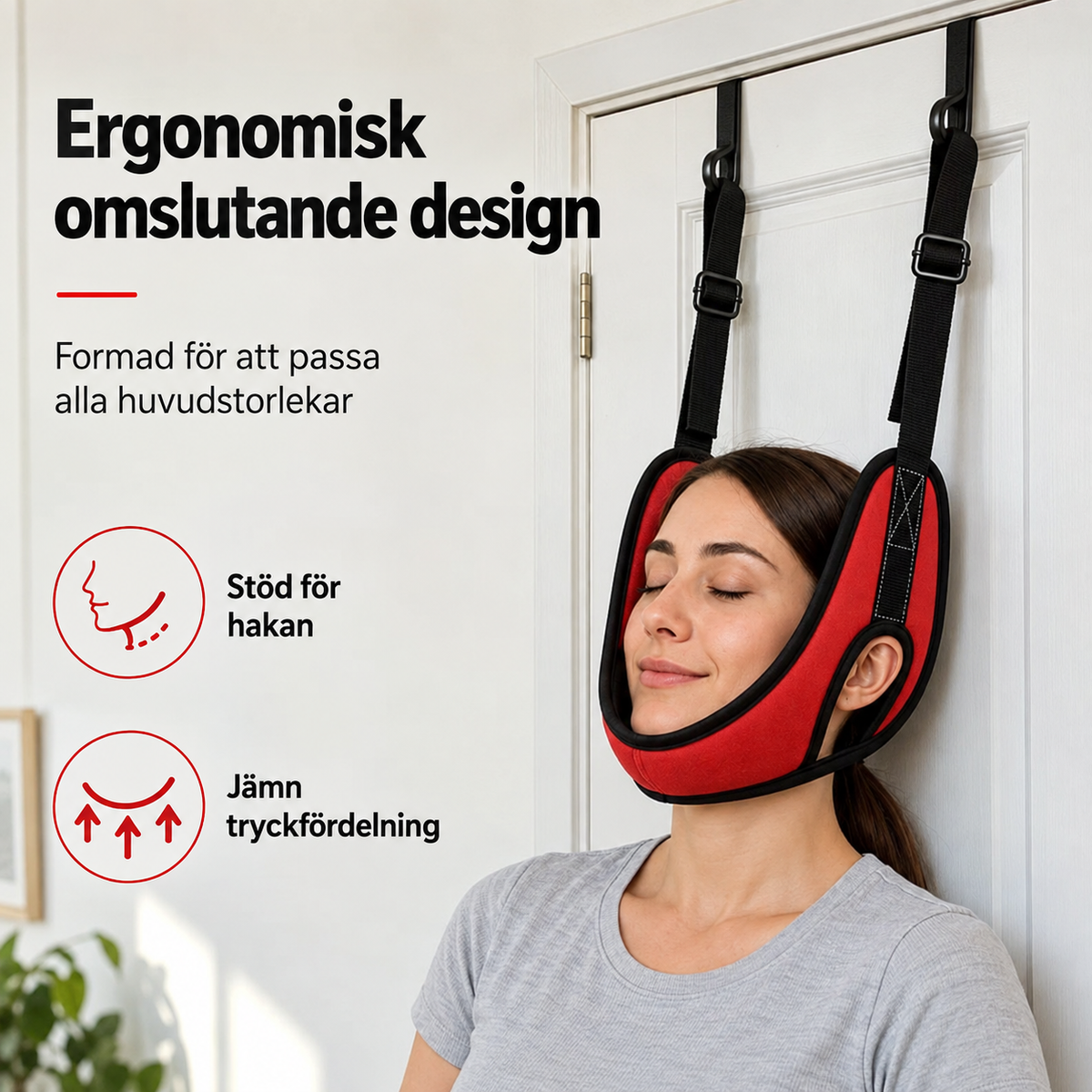Nacksträckare för Dörr – 50% RABATT