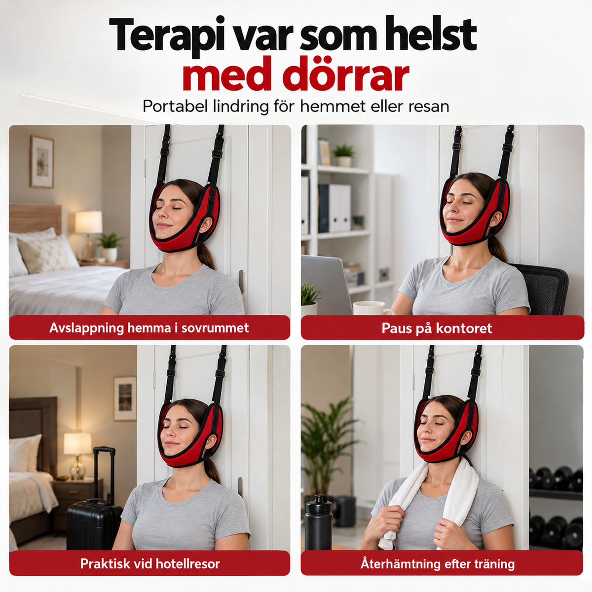Nacksträckare för Dörr – 50% RABATT