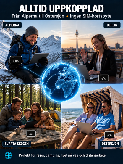 Portabel WiFi för Resor – 50% RABATT