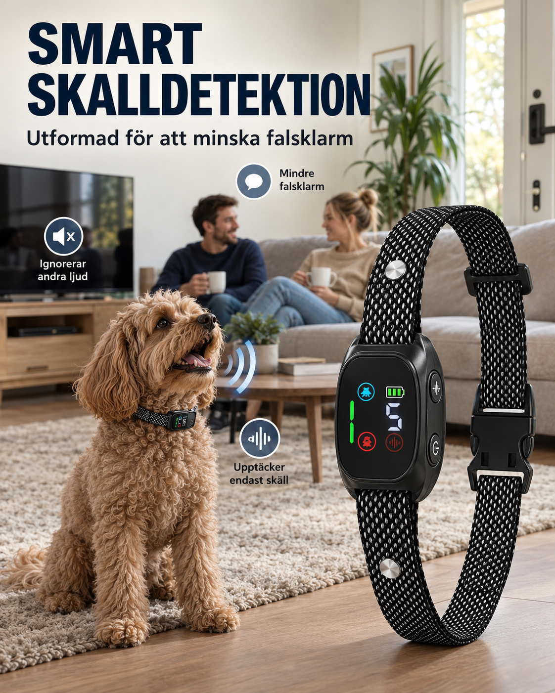 Skonsamt Antiskällhalsband – 50% RABATT