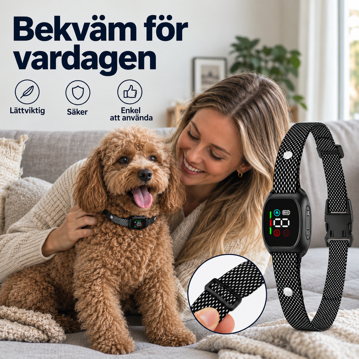 Skonsamt Antiskällhalsband – 50% RABATT
