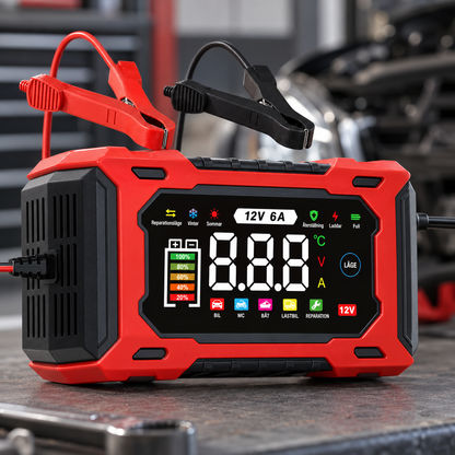 Smart Batteriladdare för Bil – 50% RABATT