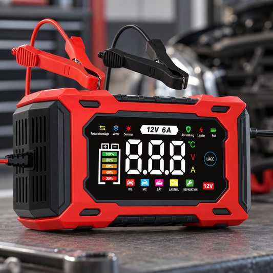 Smart Batteriladdare för Bil – 50% RABATT