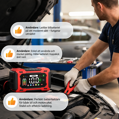 Smart Batteriladdare för Bil – 50% RABATT
