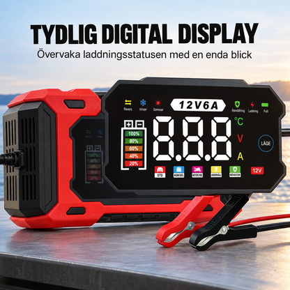 Smart Batteriladdare för Bil – 50% RABATT
