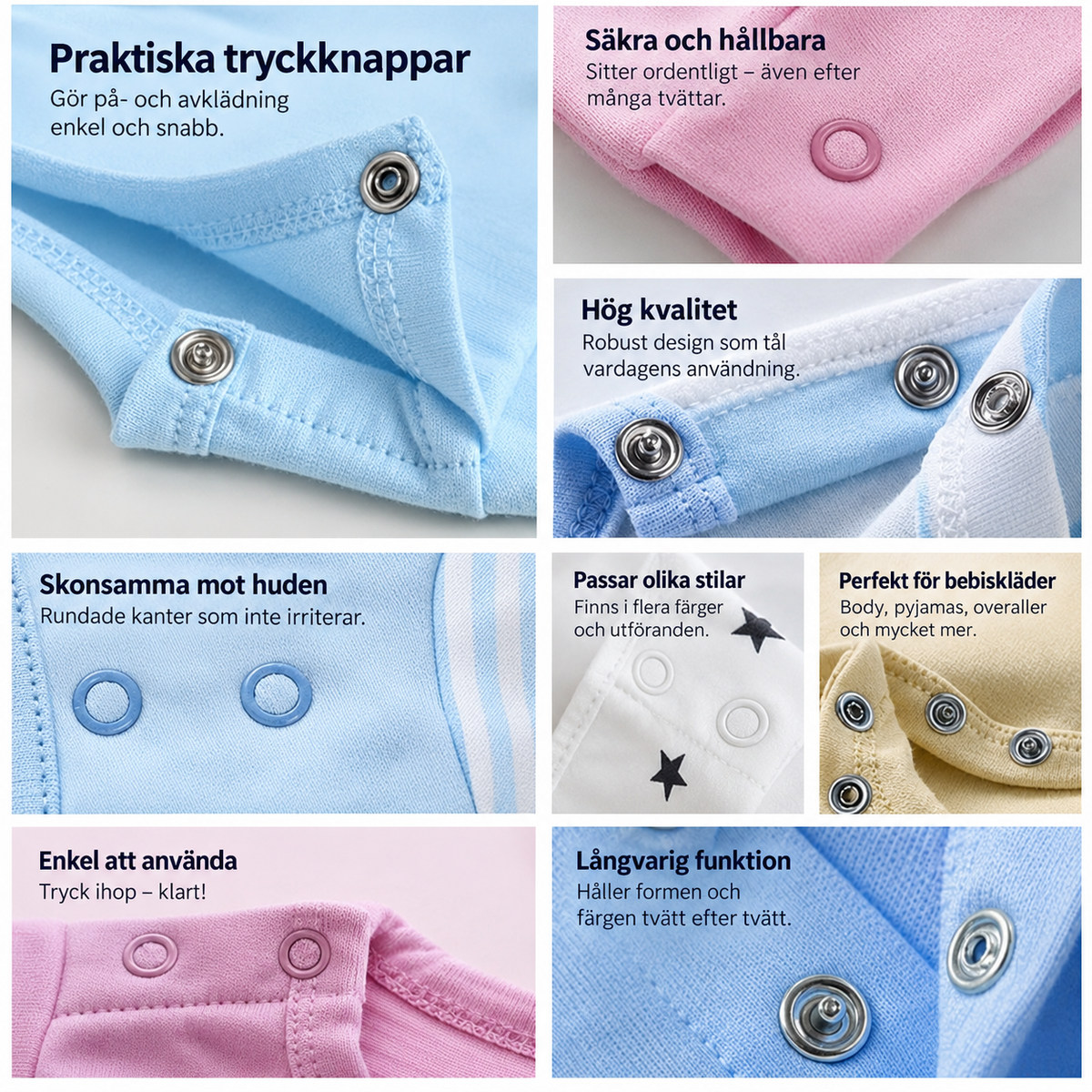Tryckknappskit med Monteringstång – 50% RABATT