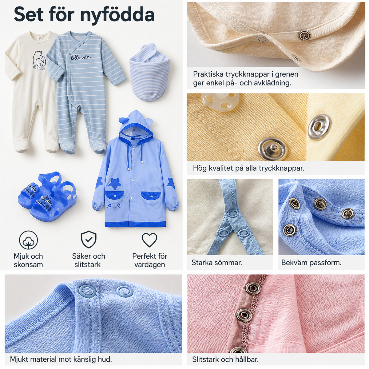 Tryckknappskit med Monteringstång – 50% RABATT