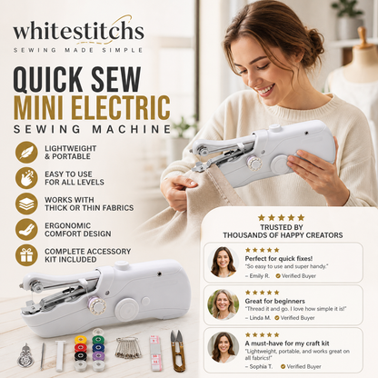 Mini Elektrisk Symaskin – 50% RABATT