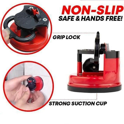 Kompakt Knivslip med Sugkopp