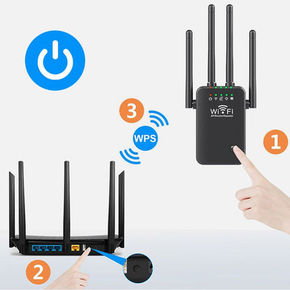 Kraftfull WiFi-Signalförstärkare