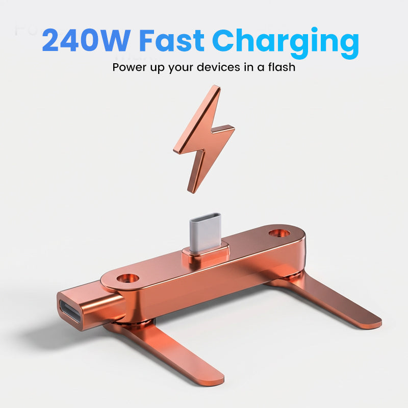 360° USB-C Laddningsadapter - KÖP 1 – FÅ 1 GRATIS! - Över 6000 sålda! Begränsat lager