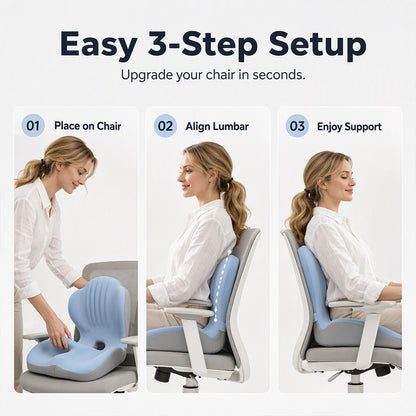 Ergonomisk Sittdyna med Ryggstöd - Över 9000 sålda! Begränsat lager