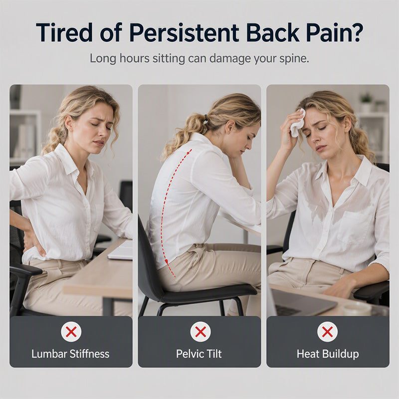 Ergonomisk Sittdyna med Ryggstöd - Över 9000 sålda! Begränsat lager