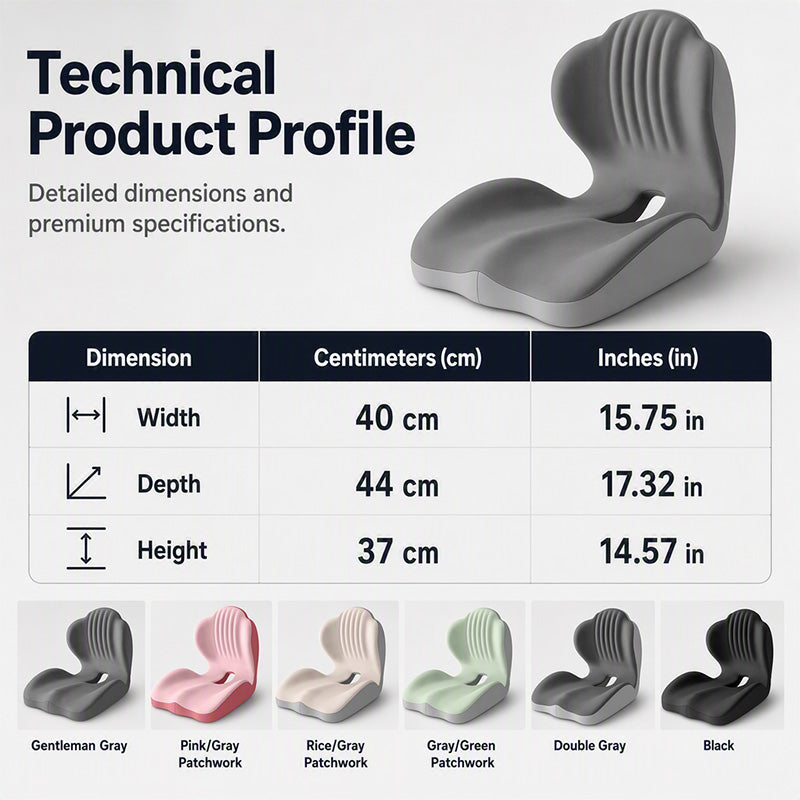 Ergonomisk Sittdyna med Ryggstöd - Över 9000 sålda! Begränsat lager